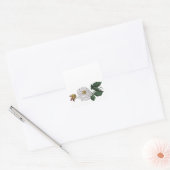 Magnolia Blossom Vierkante Sticker (Envelop)