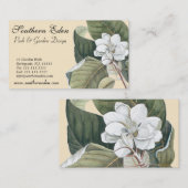 Magnolia Blossom Visitekaartje - Tuinontwerper (Voorkant / Achterkant)