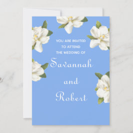 Magnolia Blossom Wedding Kaart