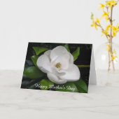 Magnolia Blossom Wenskaart Kaart (Gele Bloem)