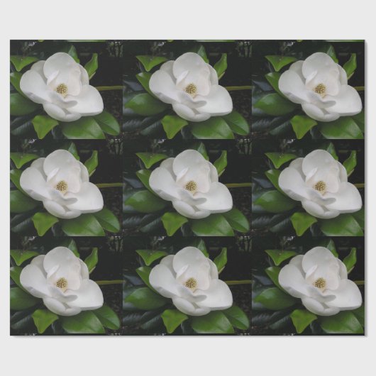 Magnolia Blossom Wrapping Paper Cadeaupapier (Vlak)