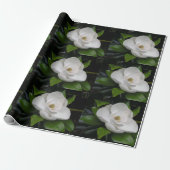 Magnolia Blossom Wrapping Paper Cadeaupapier (Uitgerold)