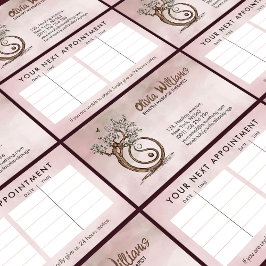 Magnolia Blossom Yin Yang Tree Visitekaartje