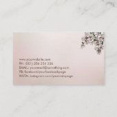 Magnolia Blossom Yin Yang Tree Visitekaartje (Achterkant)