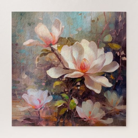 Magnolia Blossoms Fine Art Legpuzzel (Verticaal)