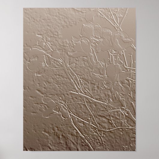 Magnolia Blossoms Floral Art Design Poste Poster (Voorkant)