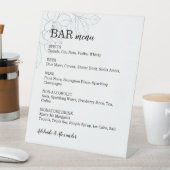 Magnolia Blue Reclamebord Met Voetstuk (Insitu)