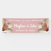 Magnolia Blush - Bruiloft Banner - 2.5' x 8' (Horizontaal)
