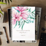 Magnolia boeket waterverf vrouwelijk bedrijf planner<br><div class="desc">Pastelroze magnoliabloemen en loof mooi handbeschilderd boeket met mintgroene eucalyptusbladeren op een licht blozend gewassen waterverf achtergrond waardoor een moderne verfijnde vrouwelijke planner met een minimaal stijltypografisch script wordt gemaakt. Eenvoudig te personaliseren met uw gegevens! Ideaal voor landschapsontwerpers, bloemisten, make-upkunstenaars, cosmetologen, persoonlijke stylisten, haarstylisten, schoonheidsspecialisten, nageltechnici, interieurontwerpers, wijnhuizen, schilders, lifestyle...</div>