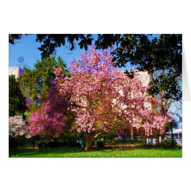 Magnolia Boom Card (Voorkant Horizontaal)
