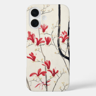 Magnolia Boom door Kobayashi Kokei, Vintage Natuur iPhone 16 Hoesje