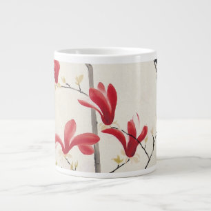 Magnolia boom door Kobayashi Kokei, Vintage Natuur Grote Koffiekop