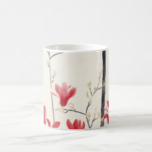 Magnolia Boom door Kobayashi Kokei, Vintage Natuur Koffiemok