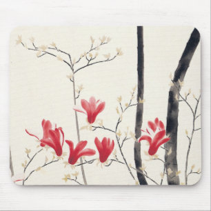 Magnolia Boom door Kobayashi Kokei, Vintage Natuur Muismat