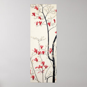 Magnolia Boom door Kobayashi Kokei, Vintage Natuur Poster