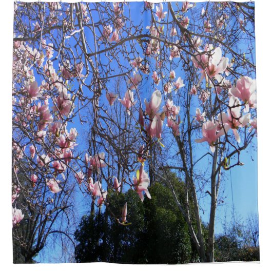 Magnolia-boom..... Douchegordijn (Voorkant)