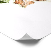  Magnolia Botanische Illustratie Poster (Hoek)