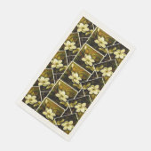  Magnolia Botanische schilderende mashup Servet (Hoek)