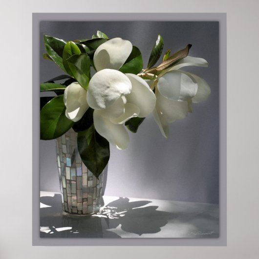 Magnolia Bouquet Print -20x24 - andere formaten oo (Voorkant)