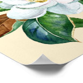  Magnolia Bouquet Weddenschap Print (Hoek)