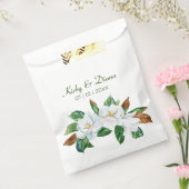 Magnolia Bouquet Wedding Bedankzakje (Gezegeld)