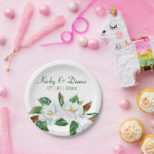 Magnolia Bouquet Wedding Paper Bord (Feest)