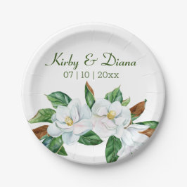  Magnolia Bouquet Wedding Paper Bord