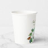  Magnolia Bouquet Wedding Papieren Bekers (Rechts)