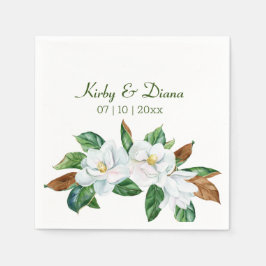  Magnolia Bouquet Wedding Servet