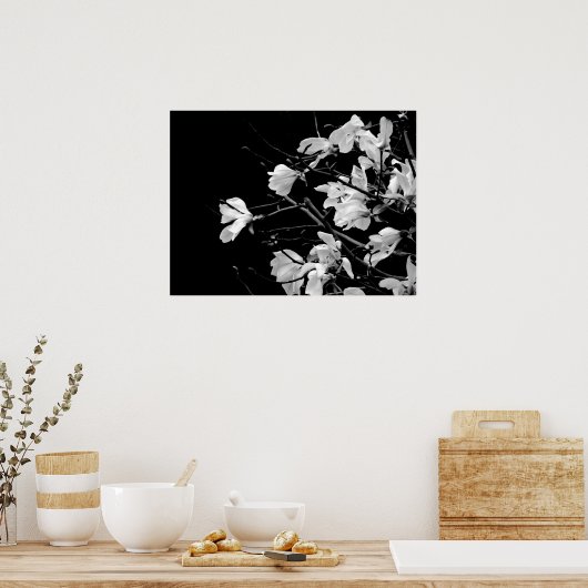 Magnolia Branches Art Poster (Keuken)