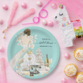 Magnolia Bride Vrijgezellenfeest Paper Borden Papieren Bordje (Feest)