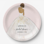 Magnolia Bride Vrijgezellenfeest Papier Bord (Voorkant)