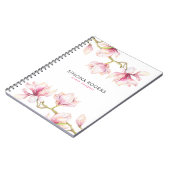 Magnolia Brinches bloesem wit Notitieboek (Linkerzijde)