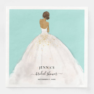 Magnolia bruid Vrijgezellenfeest servetten