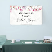 Magnolia Bruidsfeest Welkomstbanner Spandoek (Beurs)
