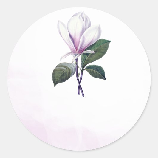 Magnolia bruiloft gunst Stickers (Voorkant)