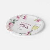 Magnolia Brunch en Bubble Papieren Bordje (Gekanteld)