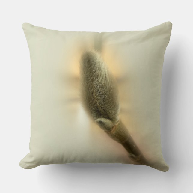 magnolia bud kussen (Voorkant)