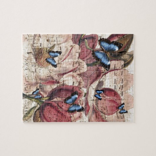 Magnolia Butterfly Legpuzzel (Horizontaal)