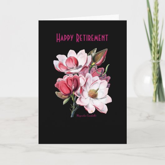 Magnolia Campbellii van Pierre Joseph Redoute Kaart (Voorkant)