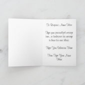 Magnolia Card White Blossom Card Personaliseren Feestdagen Kaart (Binnen)