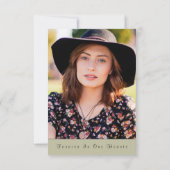 Magnolia Celebration of Life Hartelijk dank Bedankkaart (Achterkant)