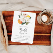 Magnolia Citrus Bridal Shower Kaart