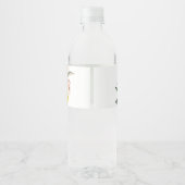 Magnolia Citrus Bruiloft Water Flesetiketten Waterfles Etiket (Achterkant)