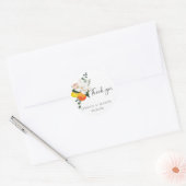 Magnolia Citrus Envelope zegels Dank je Stickers (Envelop)