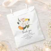 Magnolia Citrus Shower Favor Bag Love is Sweet Bedankzakje (Geknipt)