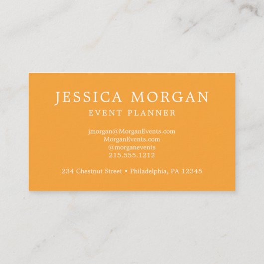 Magnolia Citrus Visitekaartjes (Achterkant)