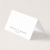 Magnolia Citrus Wedding Place Cards Visitekaartje (Achterkant)