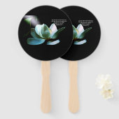 Magnolia Close-up Spotlight Mattheüs 5:16 Handwaaier (Voorkant en achterkant)