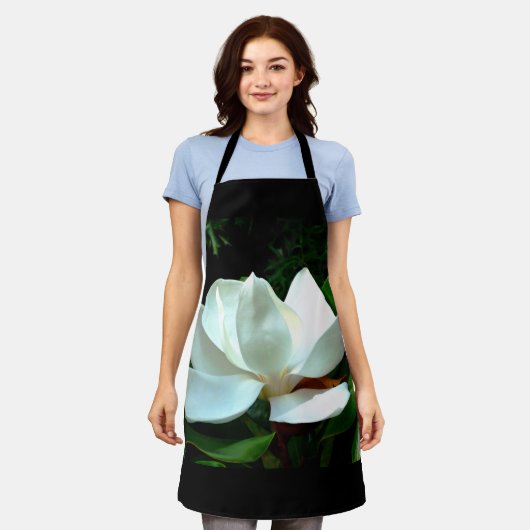 Magnolia Closeup Schort (Gedragen)